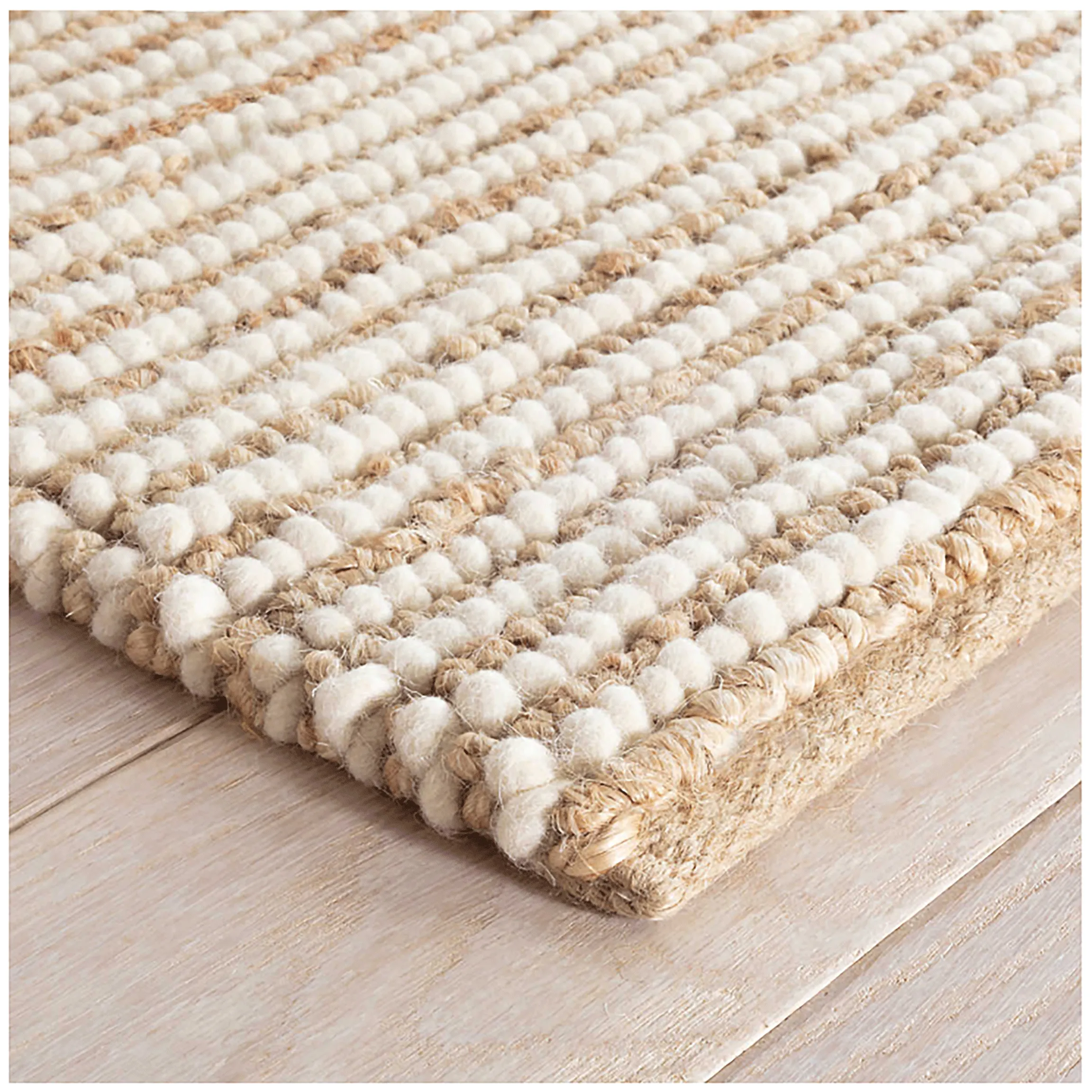 Twiggy Natural Woven Wool Jute Rug