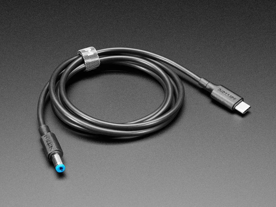 USB Type C 3.1 PD to 5.5mm Barrel Jack Cable - 9V 5A Output