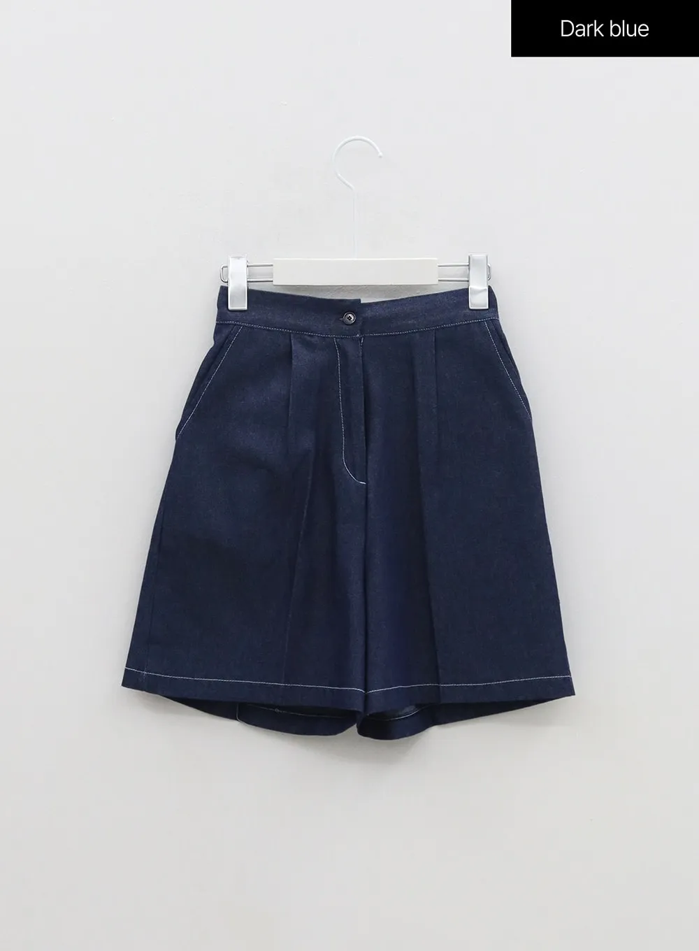 Wide Leg Denim Shorts OM317